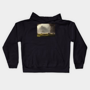 landscape pictures for wall grassy Kids Hoodie